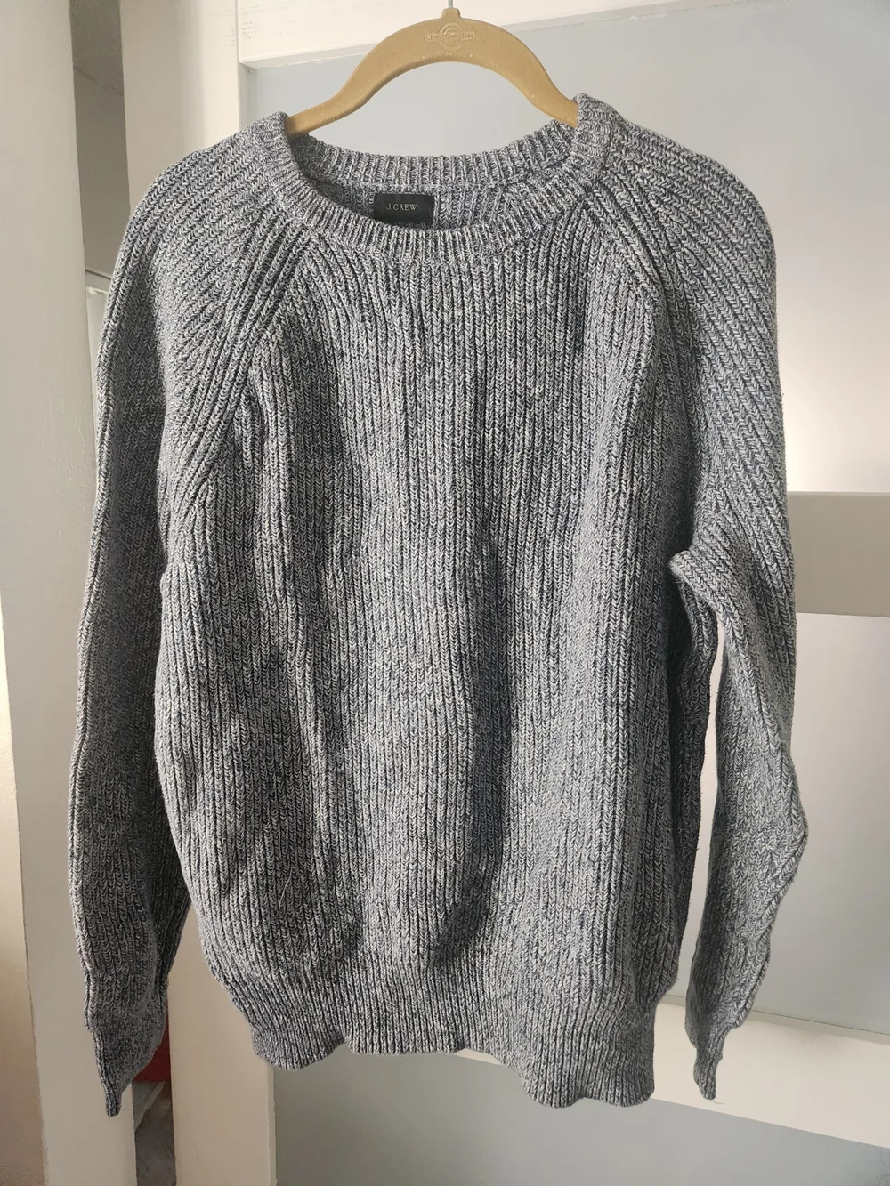 J. Crew Men’s Gray Marled Crewneck Sweater
